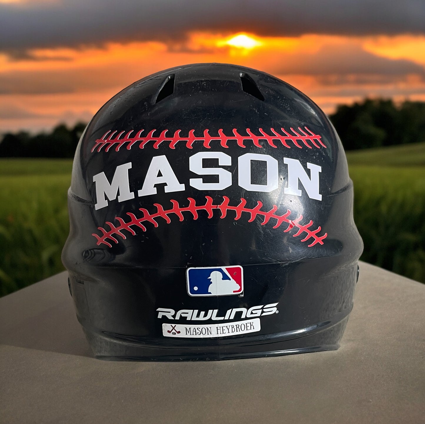 Helmet/Bat Custom Decal