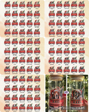 Load image into Gallery viewer, Woof Christmas Glass Can