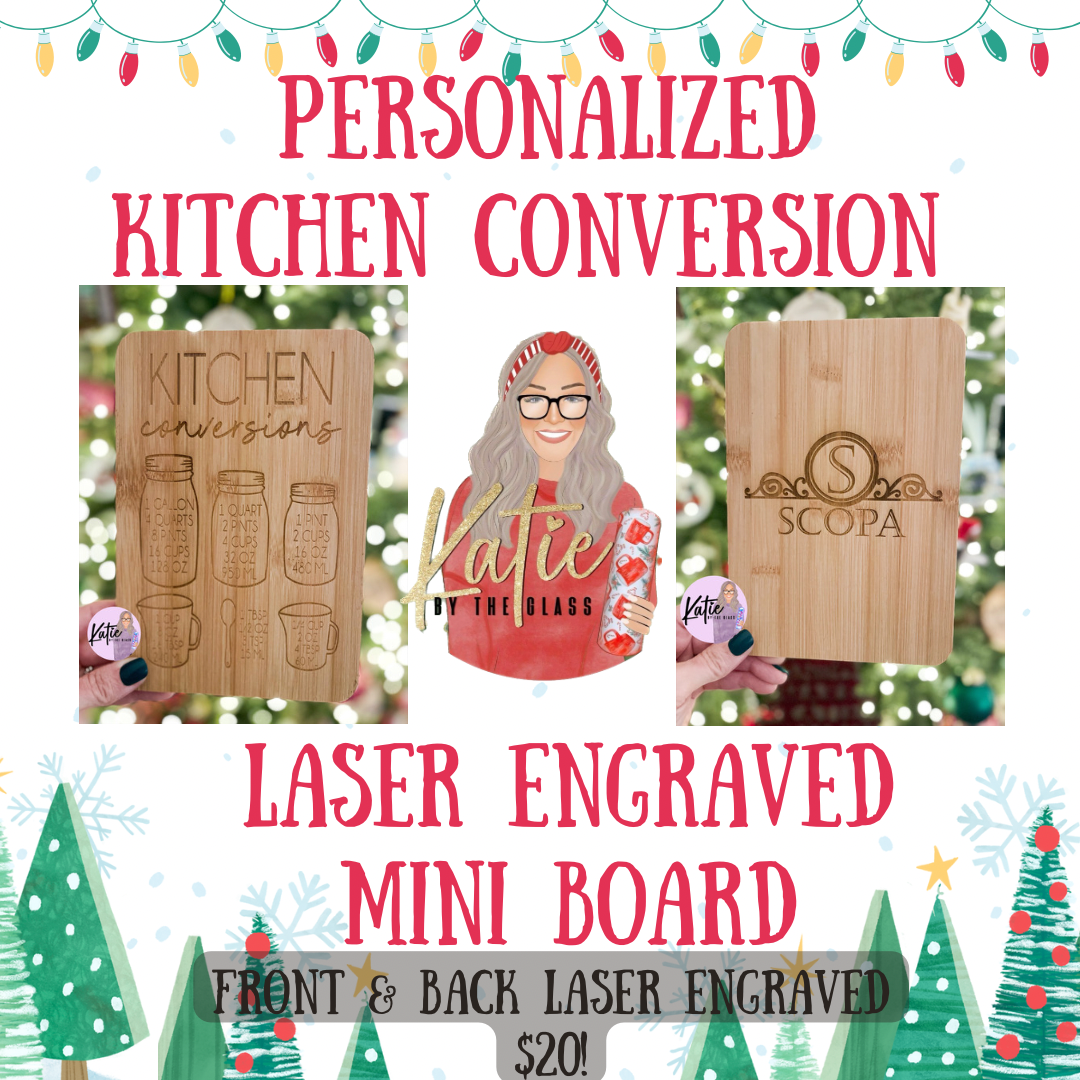Personalized Kitchen Conversion Mini Board