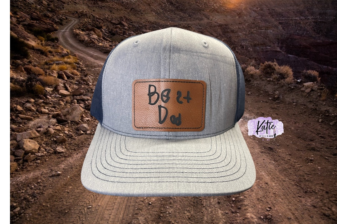 Child Handwriting Laser Engraved Hat
