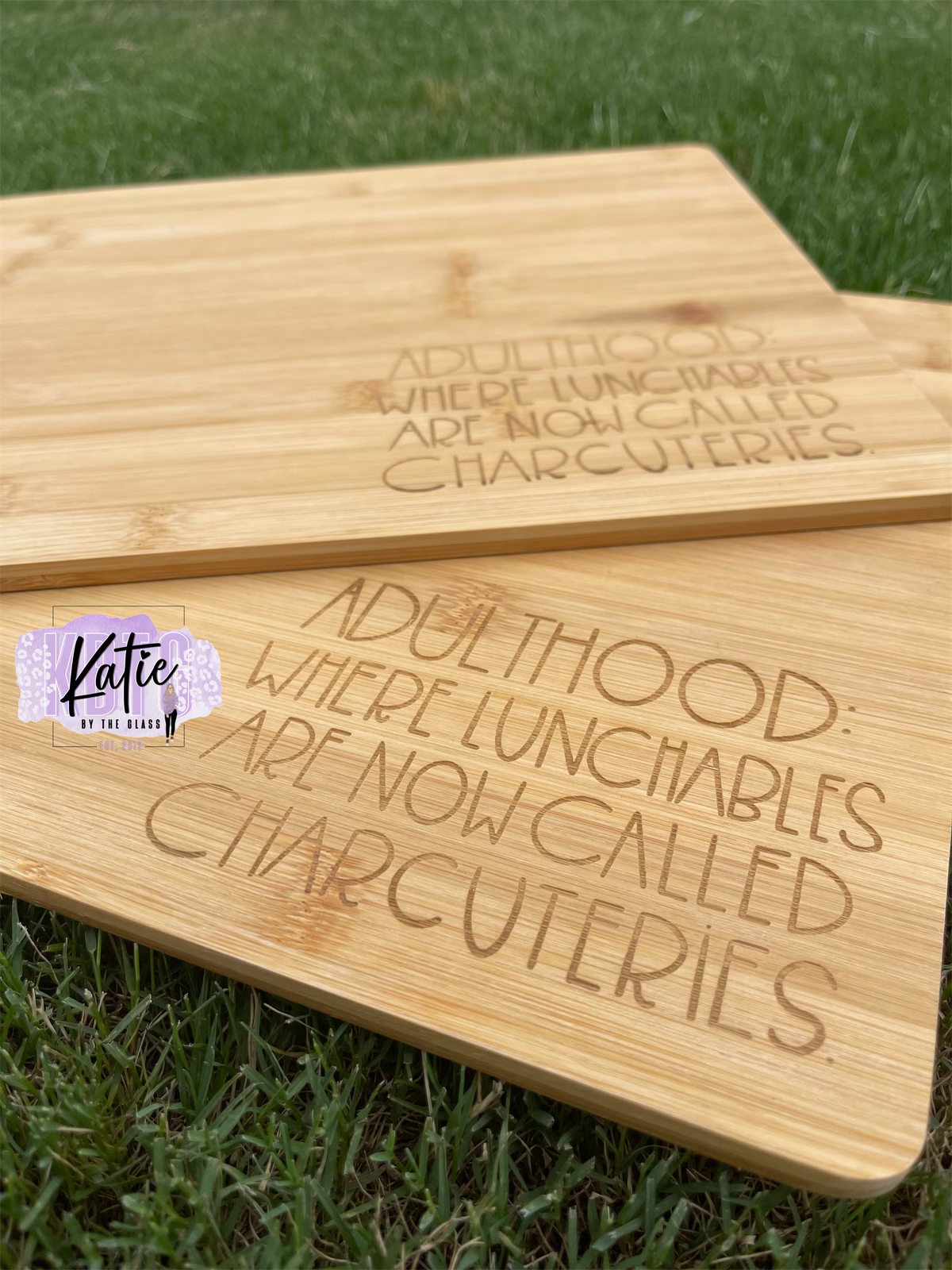 Custom Laser Engraved Bamboo Cutting Board
