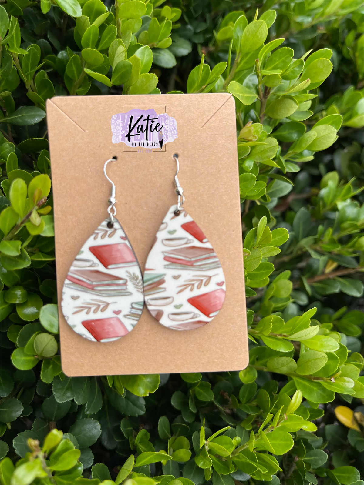 Just One More Chapter Tear Drop Earrings