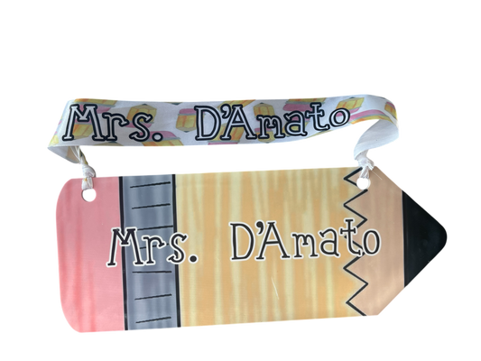 15” Acrylic Pencil Sign