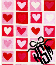 Load image into Gallery viewer, Valentines Personalized Throw
