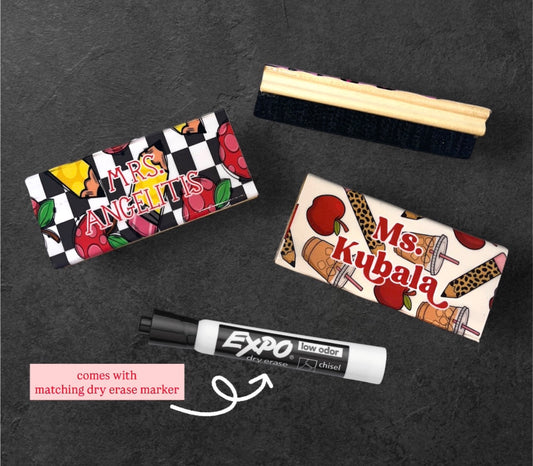 Custom Dry Eraser & Marker Combo