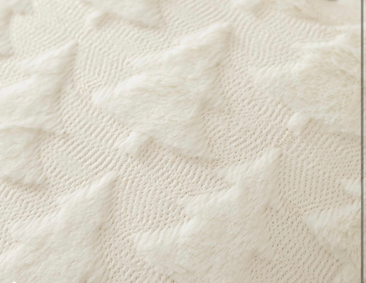 Christmas Tree Faux Fur Pillow Cover