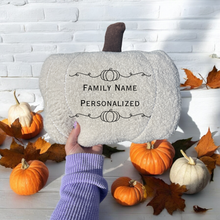 Load image into Gallery viewer, Personalized Pumpkin Pillow
