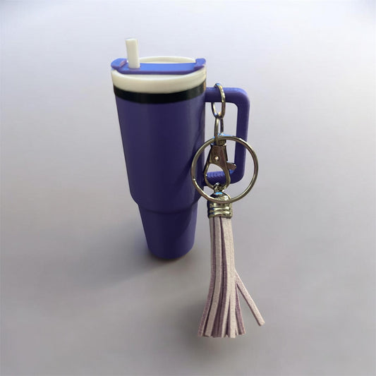 Tumbler Chapstick Holder Keychain with Name/Monogram