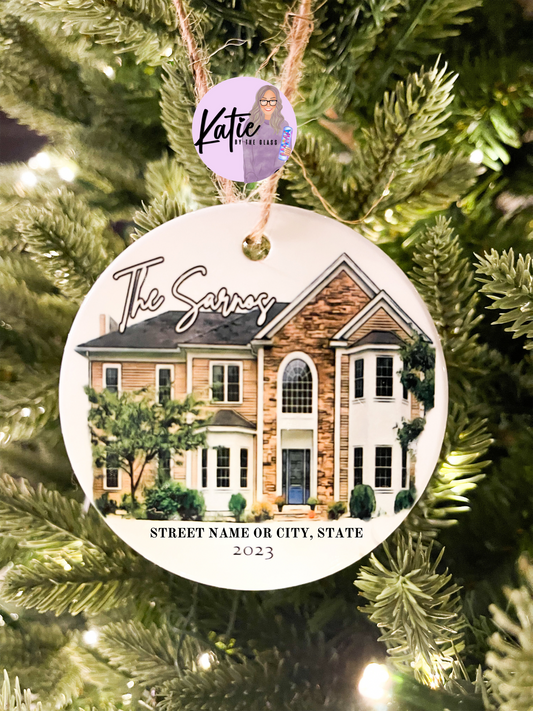 Oil Painting Illusion 3” Ornament