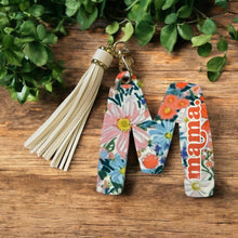 Load image into Gallery viewer, Personalized Jumbo Doodle Letter Keychain

