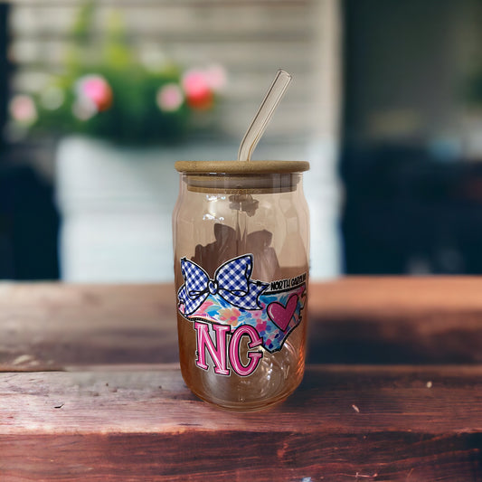 Floral State Glass