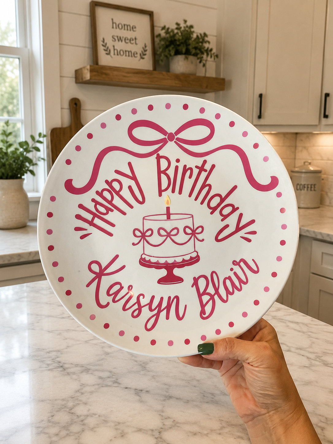 Personalized Plate Keepsake