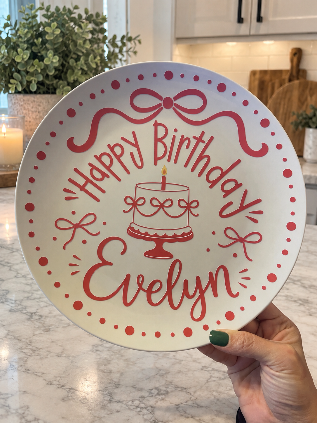 Personalized Plate Keepsake