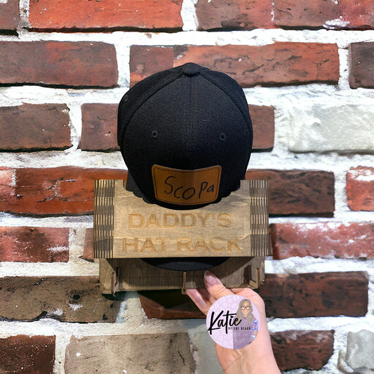 Personalized Hat Rack