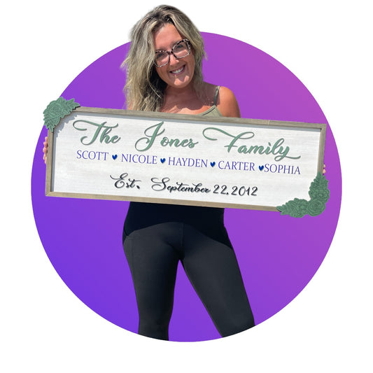 Personalized Family Sign