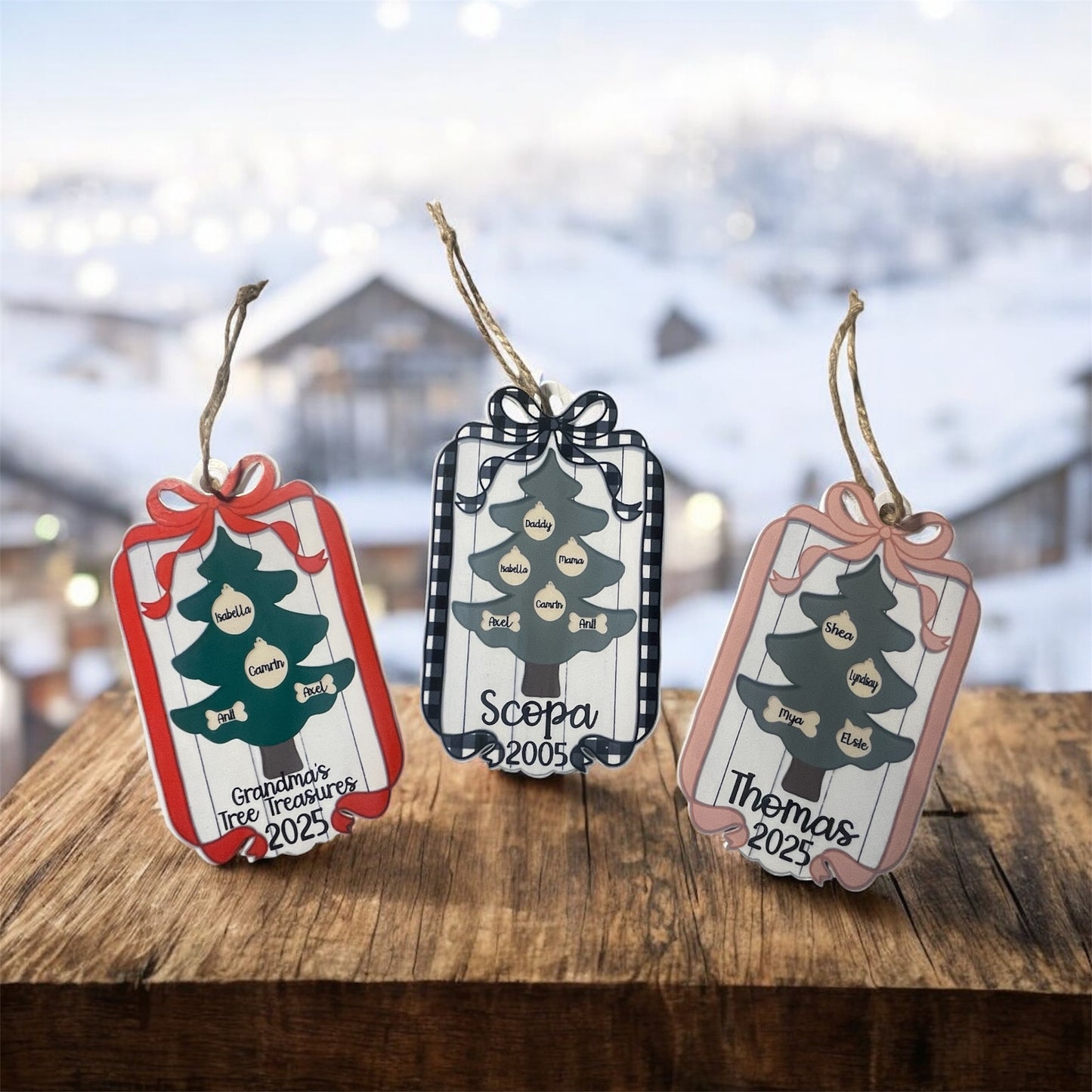 CUSTOM Christmas Ornament