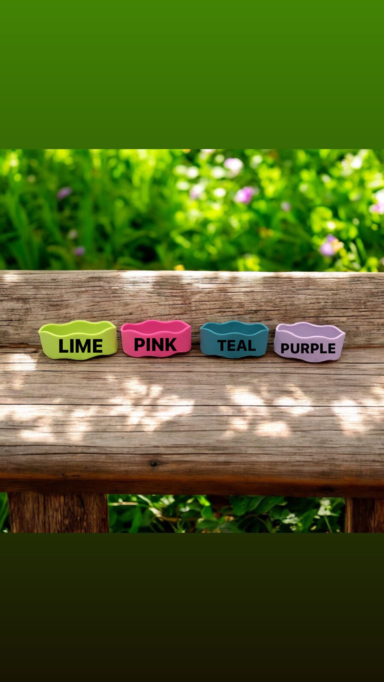 Silicone Engraved Water Bottle Band