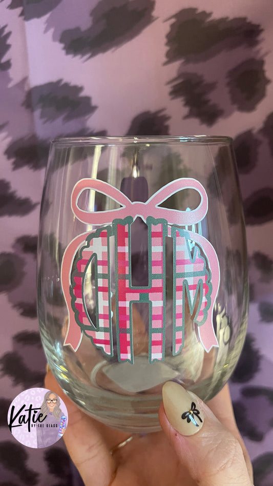 Custom Glass (Wine, Martini, Beer)