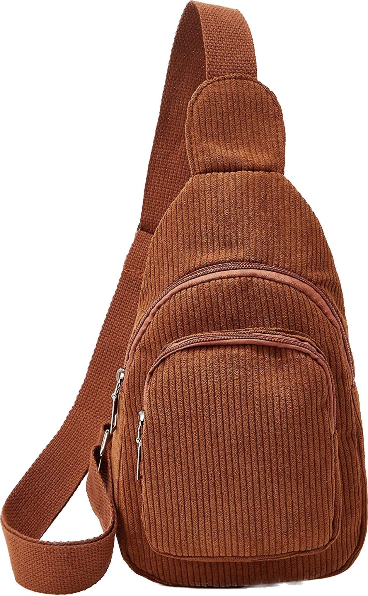 Sling Crossbody Bag with Laser Engraved Patch