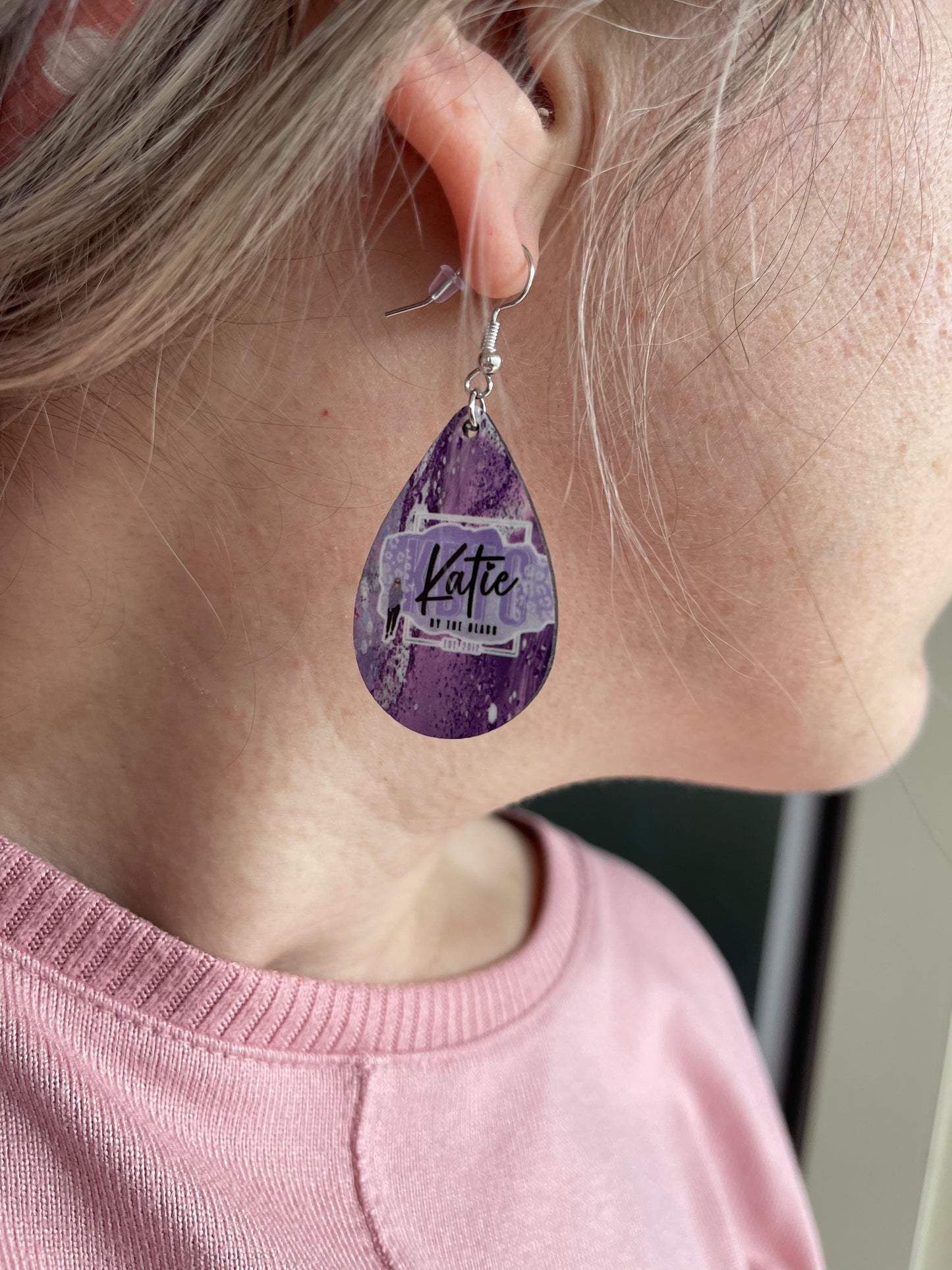 Custom Tear Drop Earrings
