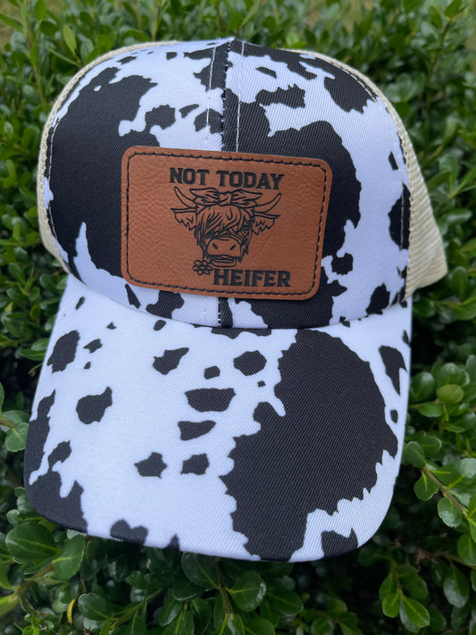 Not Today HeiferCriss Cross High Pony Hat