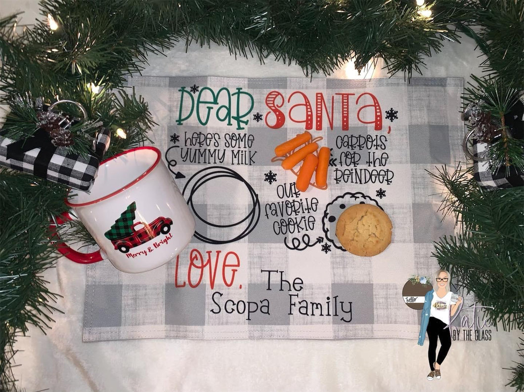 Dear Santa Placemat